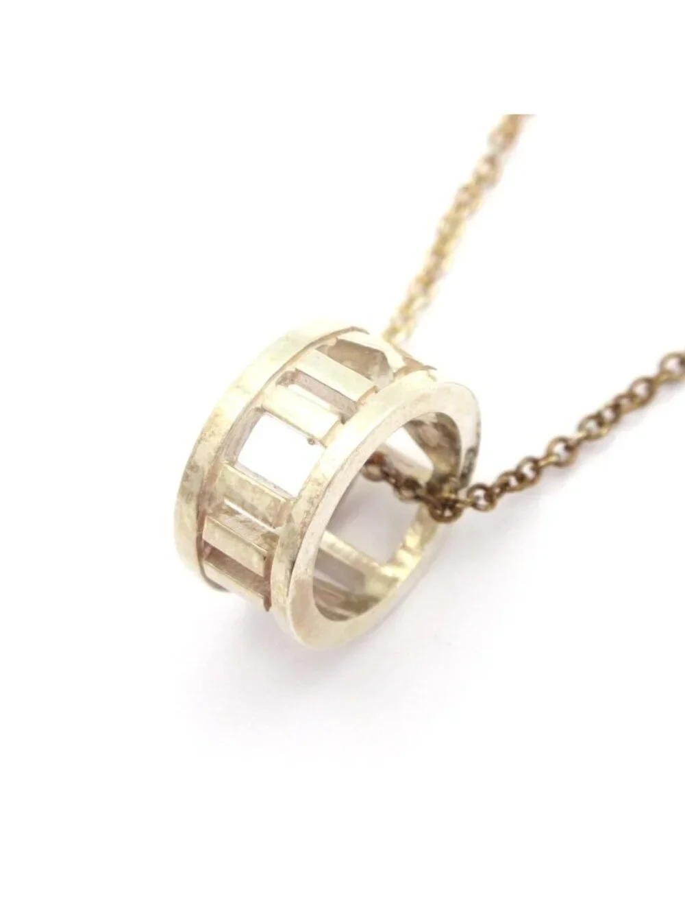 Tiffany & Co Necklace Atlas Open Silver